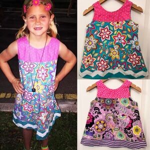 The Unbroken Circle Jojo Aline Reversible Dress Girls size XS